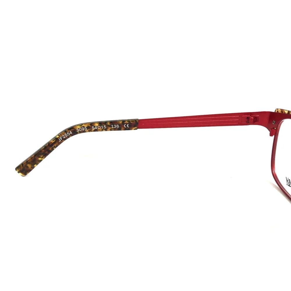 J.F. Rey Eyeglasses Frames JF2554 3095 Matte Red Brown Tortoise 54-15-136